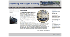 Desktop Screenshot of darjeeling-himalayan-railway.net